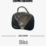 cosmetiquera de lujo miss co black gold – maletín organizador