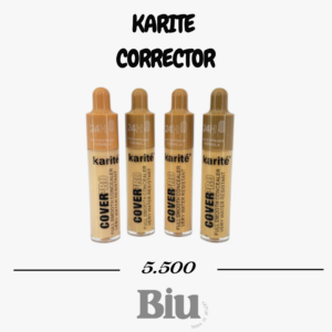 corrector líquido karité cover pro – alta cobertura waterproof y 24h