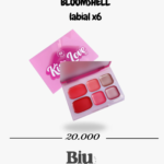 paleta de labiales bloomshell kiss love x6 – kit de labiales cremosos hidratantes en santander