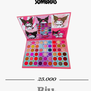 paleta de sombras kuromi sanrio edition – 63 tonos ultra pigmentados