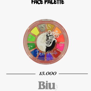 paleta de maquillaje artístico s.a.s – 12 colores neón y acuarelables