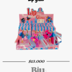 kiss me darling – lip gloss con llavero de stitch