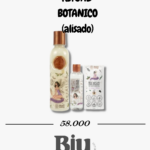 kit de alisado orgánico ritual botánico 250ml + bio serum protector