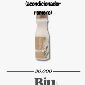 acondicionador milagros herbal de romero – desenredo, brillo y fortalecimiento