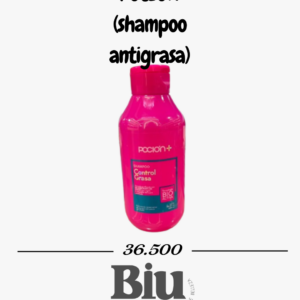 shampoo poción control grasa con bicarbonato de sodio – purificante y equilibrante